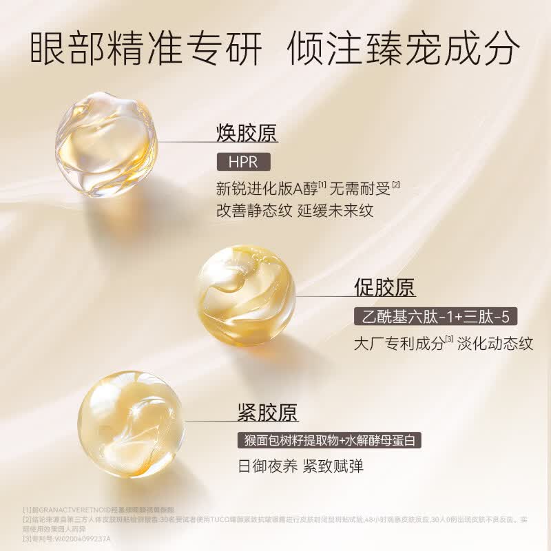 TUCO法老眼霜抗皱淡纹滋润眼周紧致保湿礼物送妈妈 【几何美学版】眼霜15g
