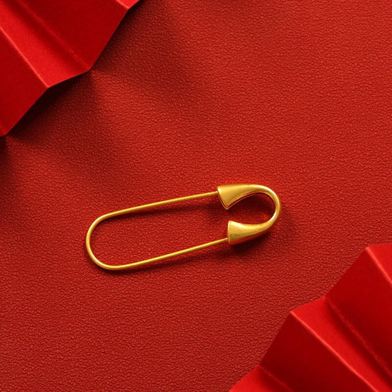 莎畔宝宝惊吓扣针沙金孕妇别针新生儿安全别针红绳diy婴幼儿胸针 别针