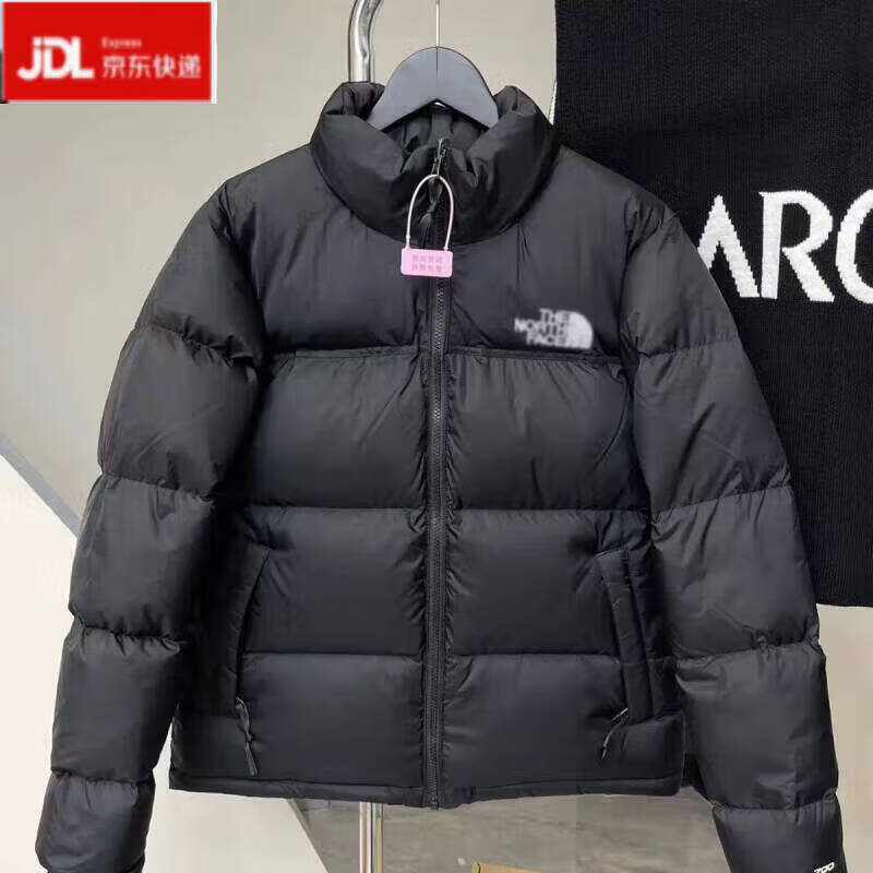 北面羽王2025款服700蓬男女白鸭绒保暖防水防风面包服 藏青色(百灵达刺绣) M (高165-175重130-150)