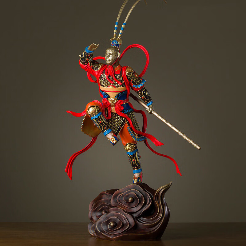 铜师傅 大圣孙悟空摆件齐天大圣英雄版我心向佛摆件开业乔迁创意礼物