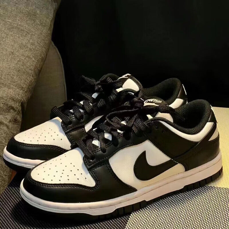 AONIKEER莆田纯原Dunk高版本时尚潮流百搭男女学生情侣运动休闲板鞋NIKE 黑白熊猫 NIKE 41 NIKE