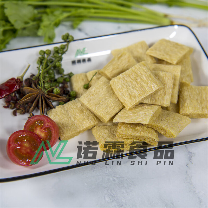 仿荤肉斋菜素食材大豆拉丝蛋白生产手撕素肉干胚量大从优高出品率