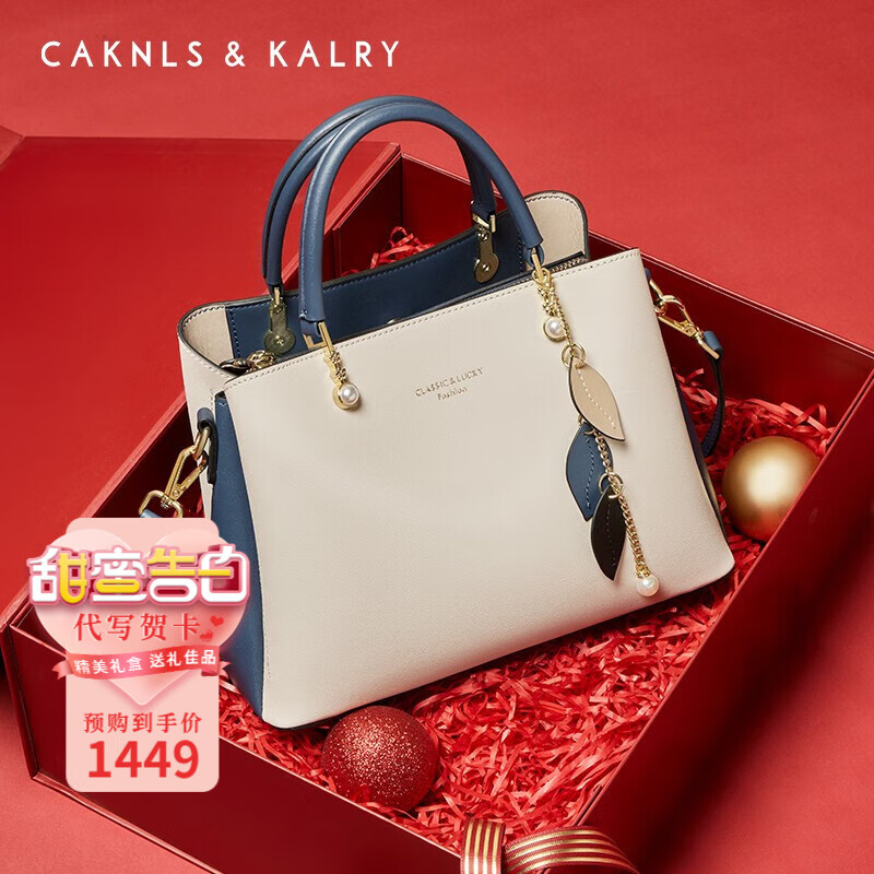 caknls kalry ck轻奢包包女包单肩包女士手提包新年情人节送老婆女友