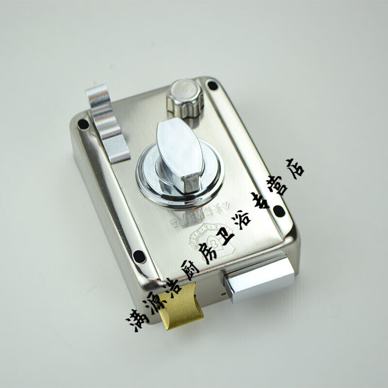 润华年豪迪锁具2288通用型老式盗门锁十字升b锁芯外装门锁 2288锁壳