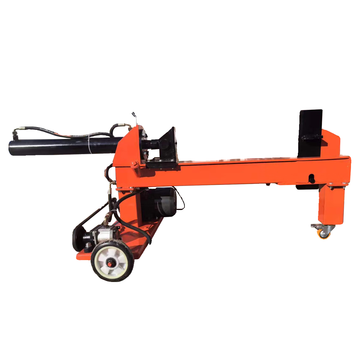 云启格电动液压劈柴机劈柴神器家用农村大马力辟柴机全自动大型劈木机