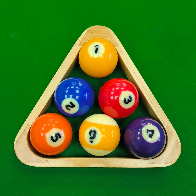 台球三角架台球六球三角架6球追分三角框台球追分摆球架中式黑八 实木