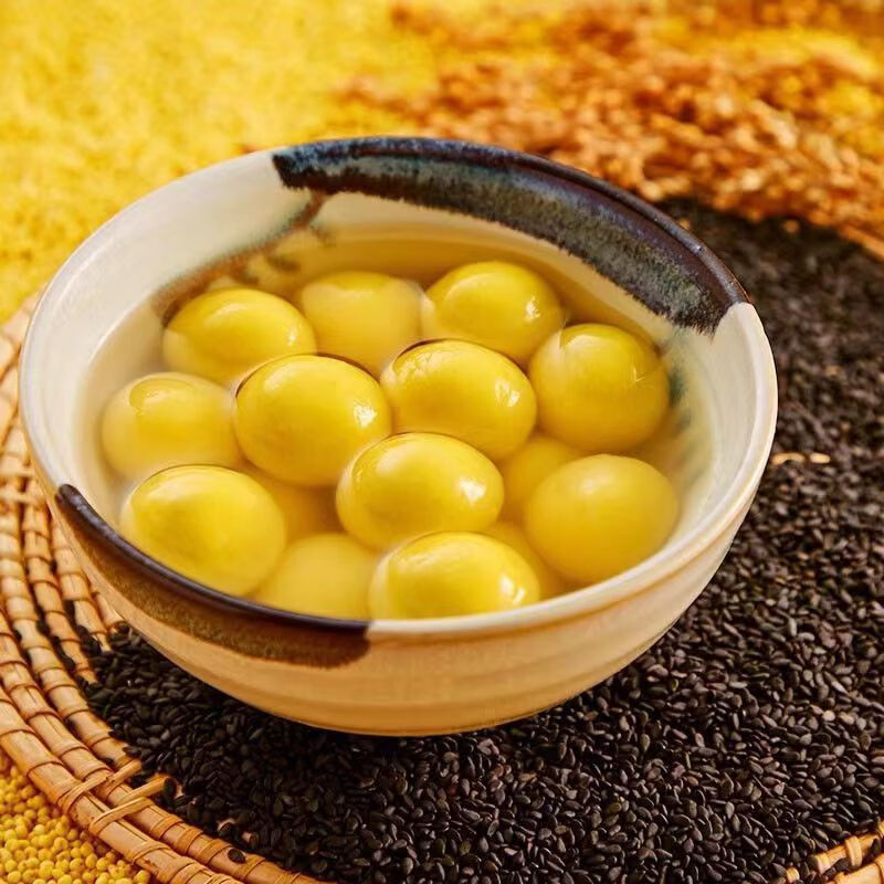 思念400g大黄米黑芝麻汤圆元宵京东冷链包邮早餐带餐速食 400g大黄米0添加蔗糖黑芝麻汤园*5 思念400g大黄米汤圆