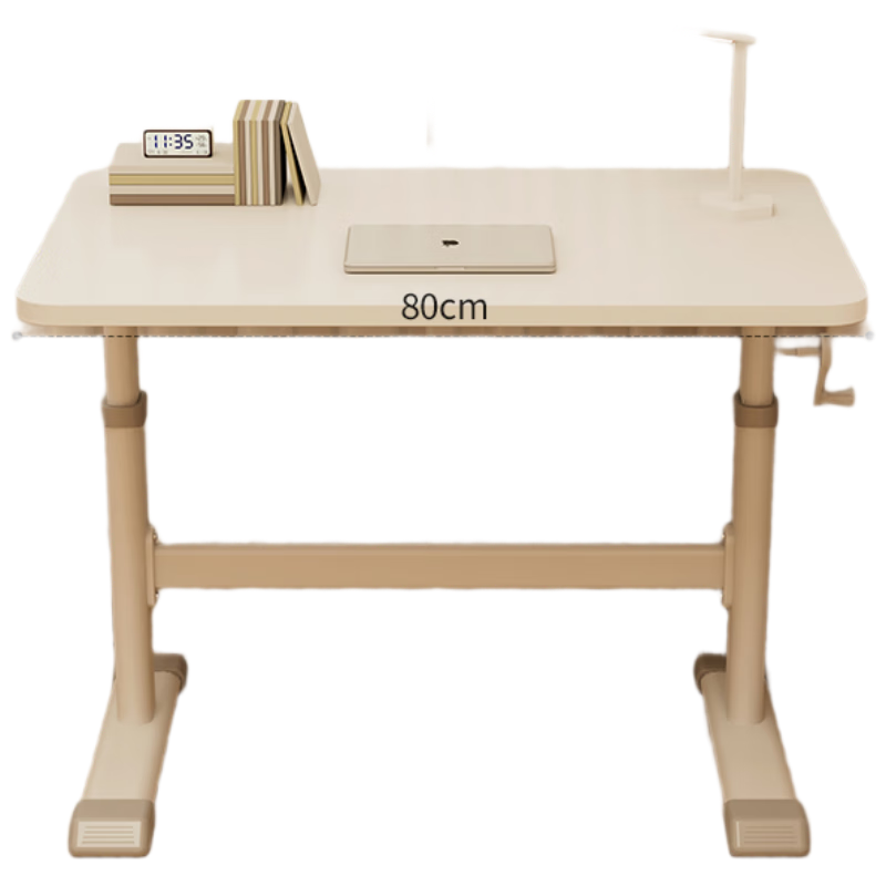 尊眠（ZUNMIAN）儿童学习桌书桌 写字桌 电脑桌 实木可升降 80*50cm