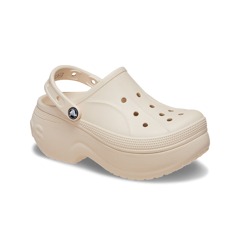 卡骆驰（CROCS）贝拉洞洞鞋沙滩鞋包头女鞋厚底拖鞋|210062 冬日白 -11S(含智必星） 37 (230mm) 38