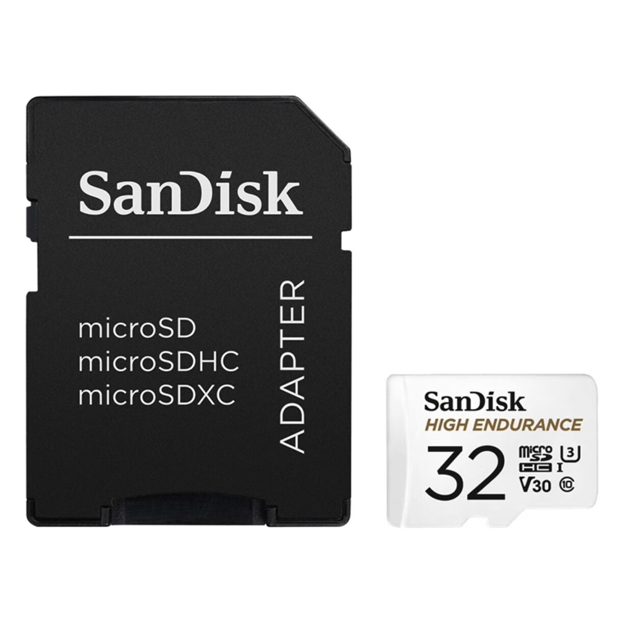 闪迪TF 行车记录仪&安防监控专用内存卡 高度耐用 读速100MB/S 32GB