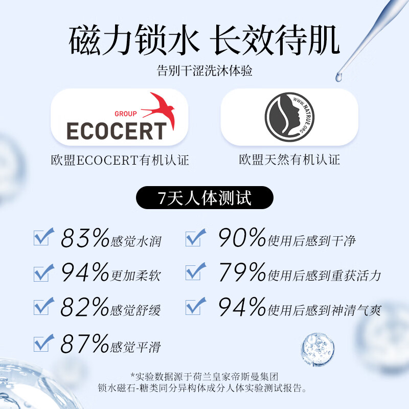 润贝舒婴儿新生儿洗发沐浴二合一沐浴露泡泡 清洁温和 洗沐二合一沐浴露