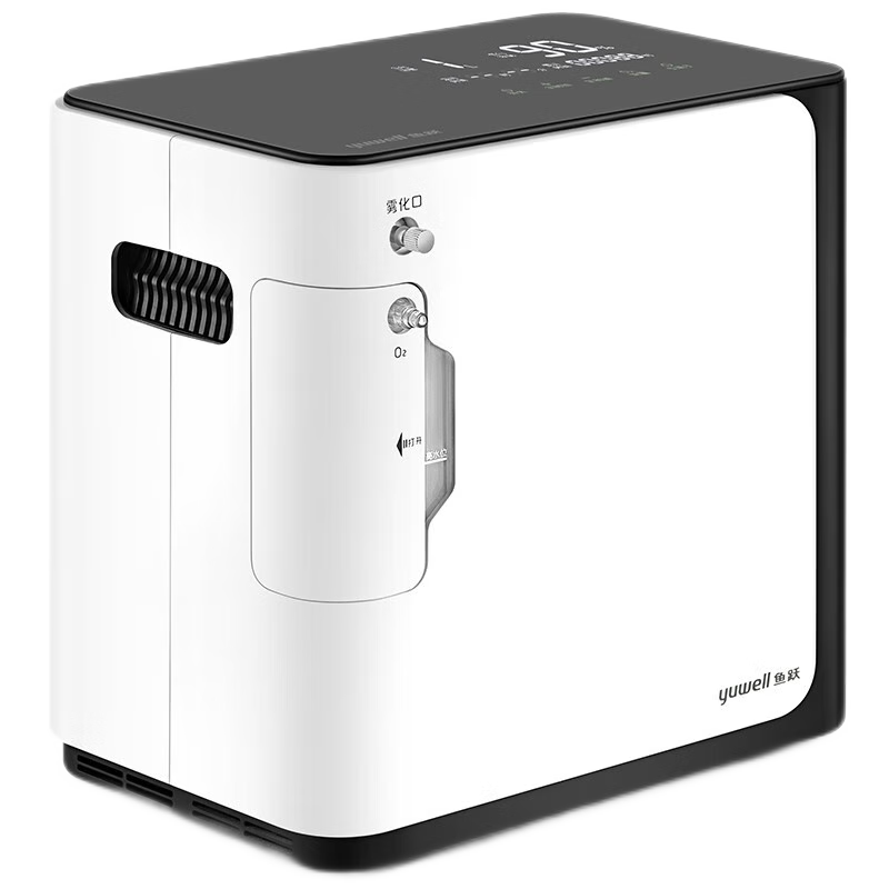 鱼跃吸氧机5升L家用制氧机老人孕妇用呼吸制氧雾化一体机轻音吸氧机 【双倍制氧雾化一体】8升氧可调+轻音制氧+定时