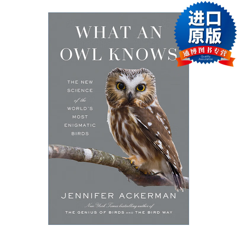英文版 what an owl knows 猫头鹰所知道的 世界上神秘的鸟类新科学