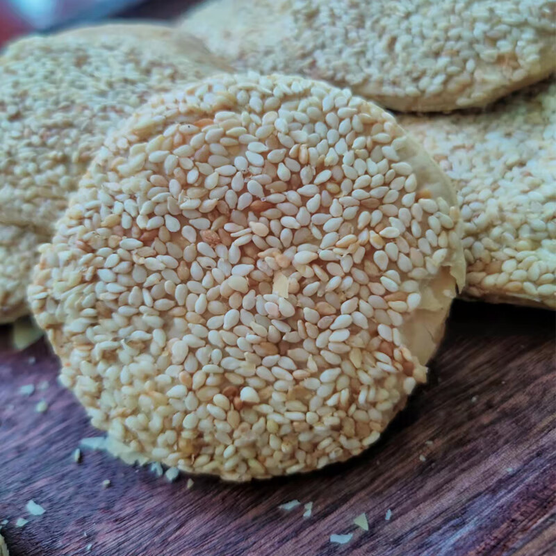 隽颜堂胖王永油酥烧饼独立小包装整箱即食烘烤芝麻饼涿州特产无加蔗糖