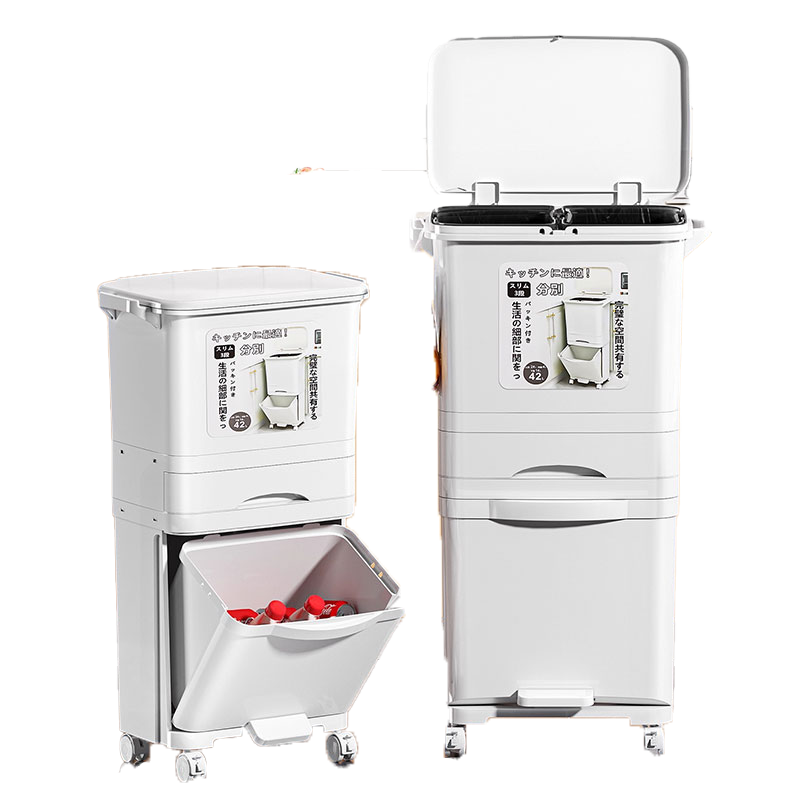 ֨���ձ����ɳ�������Ͱ��������ר��2025�¿�Ӹ߿��ƶ������� 42L������-����-˫��Ͱ��+120ֻ������ 177.84Ԫ