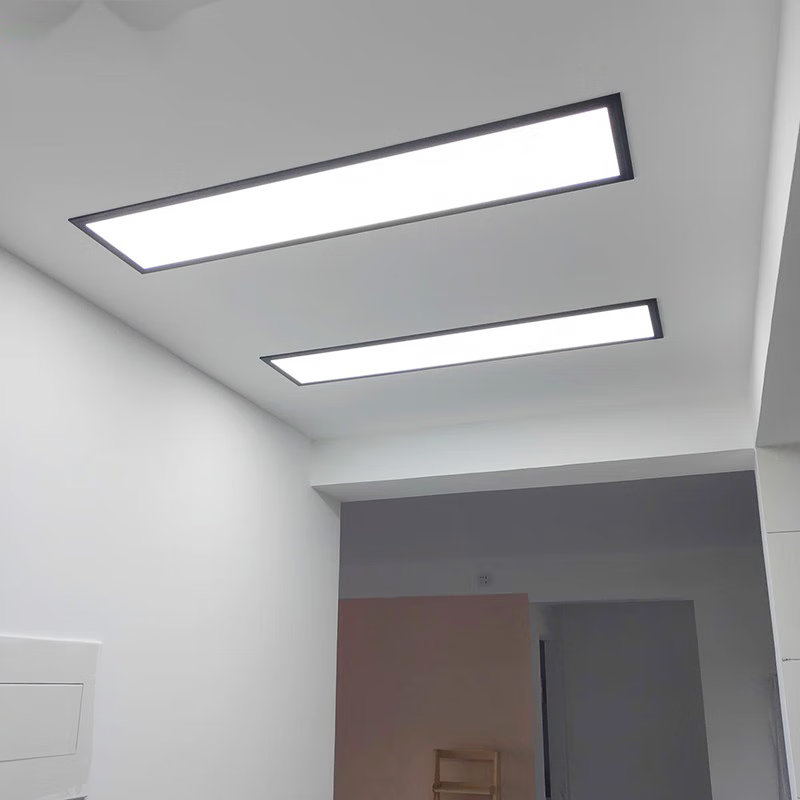 欧普灯照明灯旗舰办公室长条灯弹簧嵌入式灯吊顶灯过道车库走廊佛山