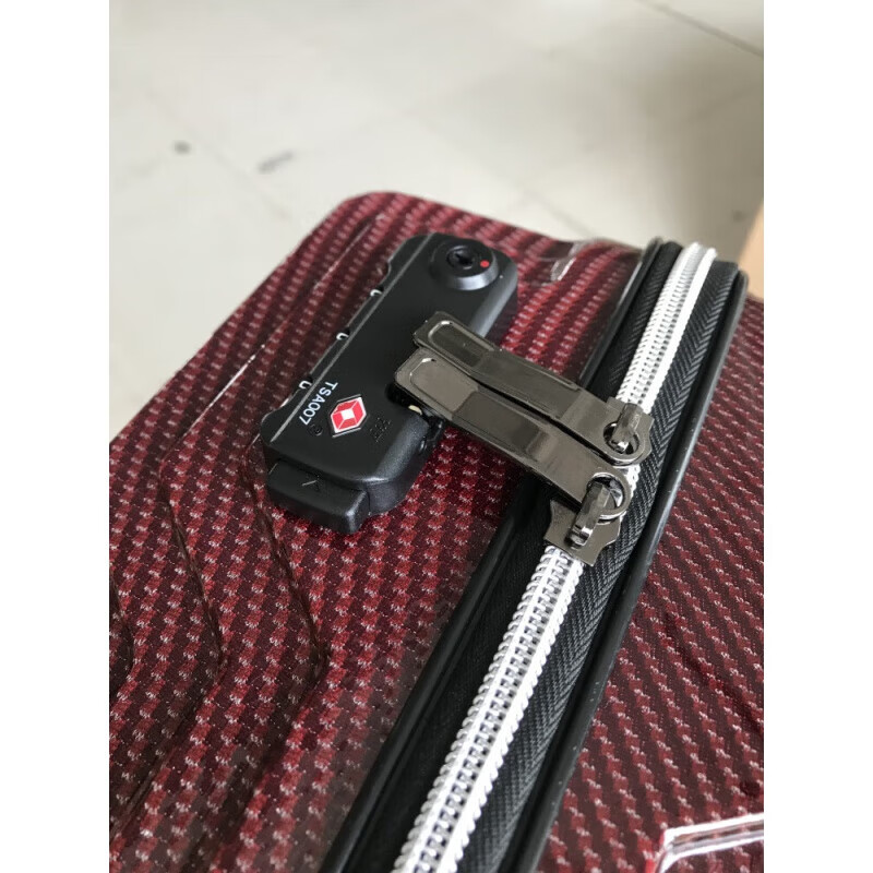 斯多朴碳纤维行李箱结实轻便超轻超万向轮拉杆箱20英寸登机20行李箱 白色 20寸