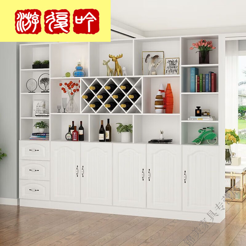 游复吟实木酒柜餐储物玄关柜一体靠墙简约客厅鞋柜子家用收纳 边柜
