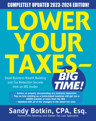 预订 lower your taxes - big time!