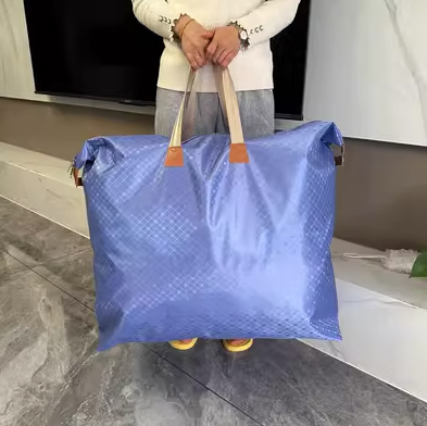 XMSJ被子收纳袋 衣服打包袋幼儿园搬家神器 行李袋装棉被的袋子整理 紫砂色 普通款 小号(装床品4件套)