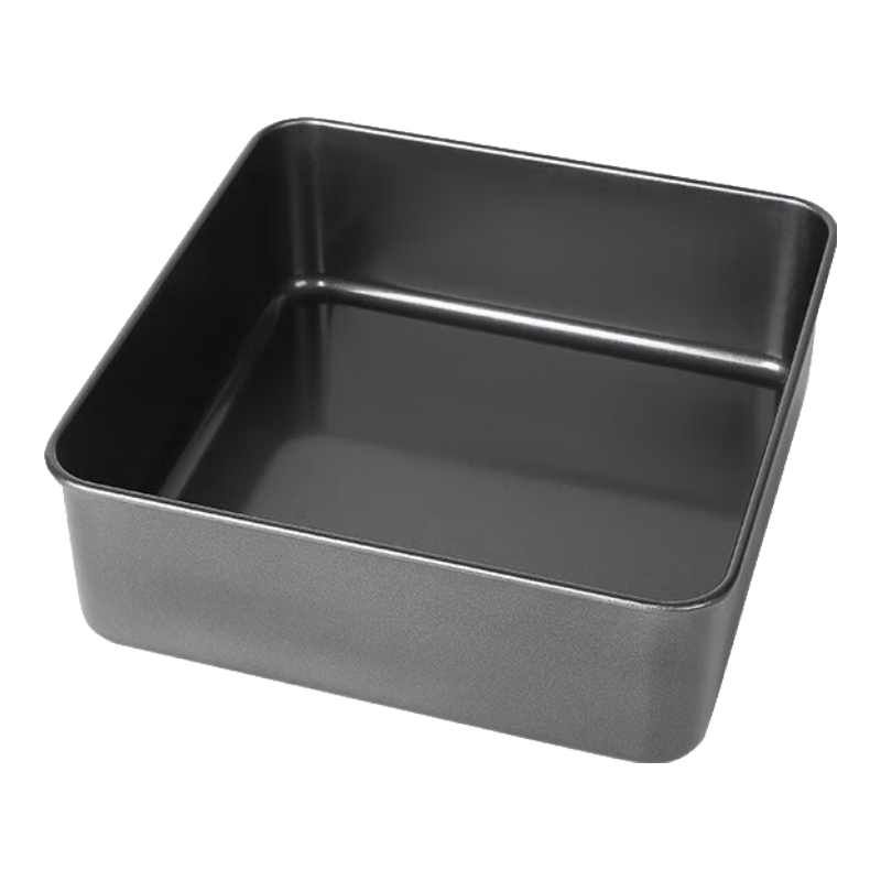 美廚（maxcook）烘焙不粘烤盤(pán) 面包蛋糕烘培模具烤盤(pán) 烤箱 方形深8英寸MCPJ6783