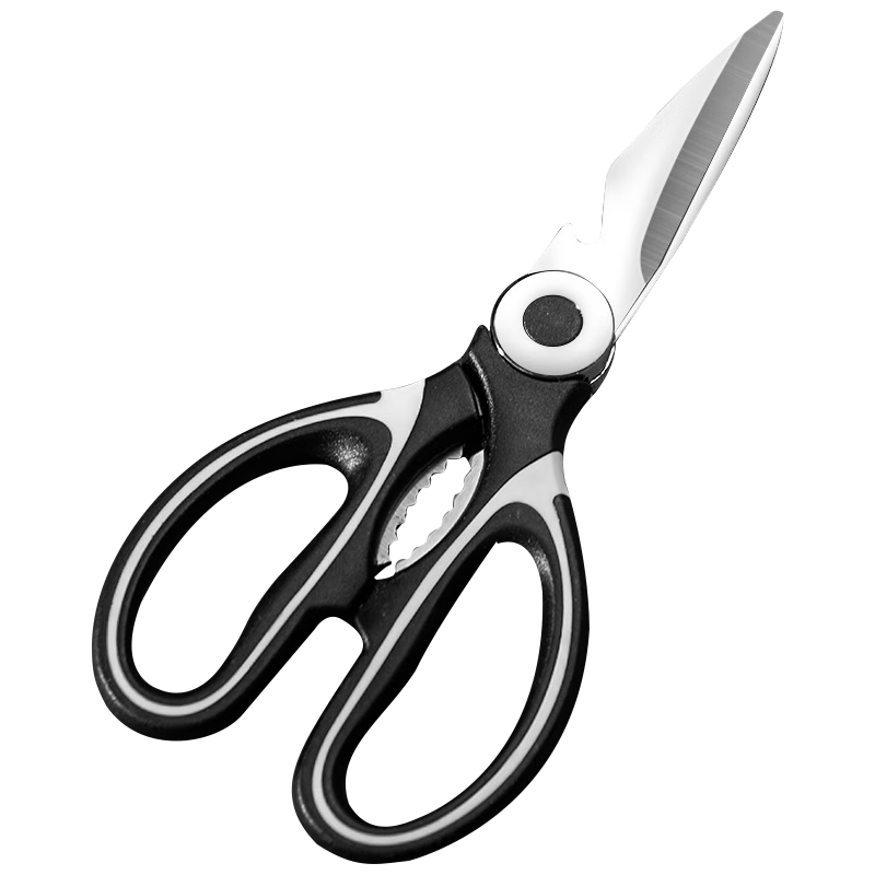 贝伦斯厨房剪刀多功能不锈钢家用食品级剪子烤肉剪骨剪刀辅食厨房剪子