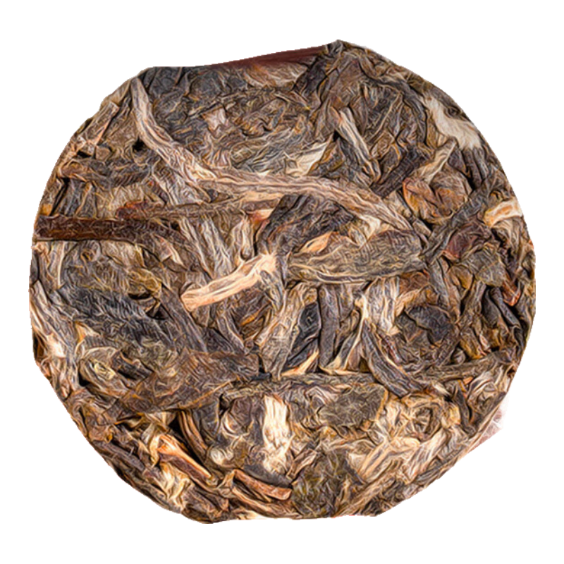 三隱茶葉 冰島普洱茶云南古樹(shù)十二年陳普洱生茶小茶餅干茶簡(jiǎn)裝500g
