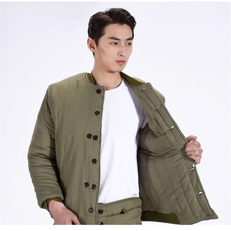 军大衣正宗87式棉袄男加厚冬季保暖军棉衣部队全棉老式棉服纯棉厚