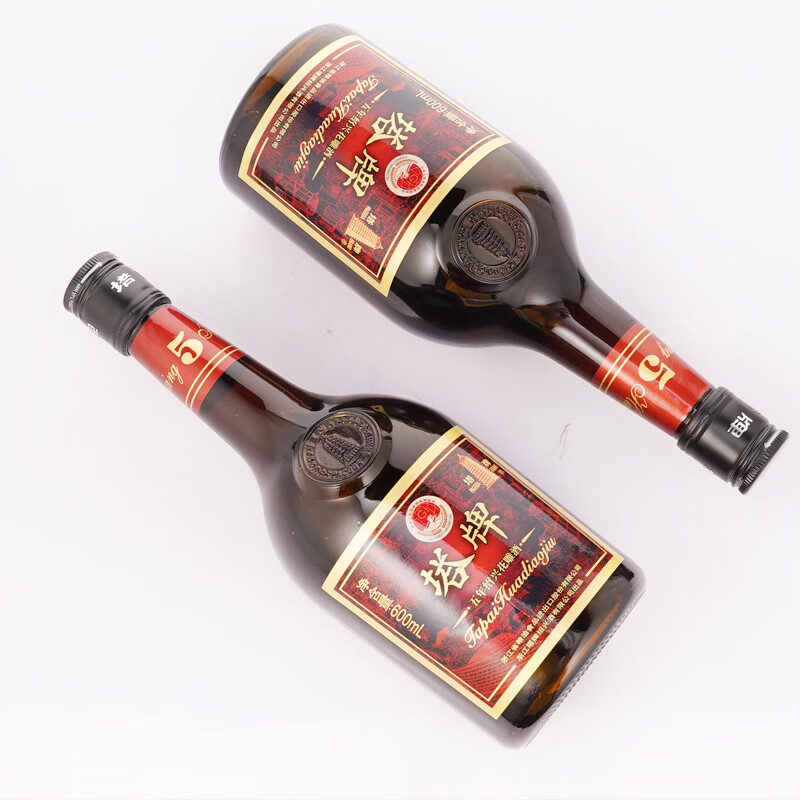 塔牌绍兴黄酒 手工冬酿五年陈花雕酒  600mlx12瓶整箱装【满额减】 600mL 12瓶