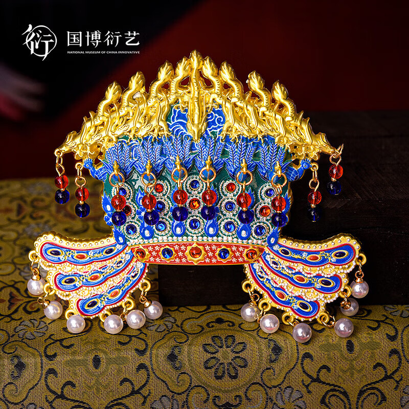 中国国家博物馆（NATIONAL MUSEUM OF CHINA）孝端皇后凤冠金属AR冰箱贴国风创意装饰品送朋友特色生日礼物 国博孝端皇后凤冠AR吊坠冰箱贴