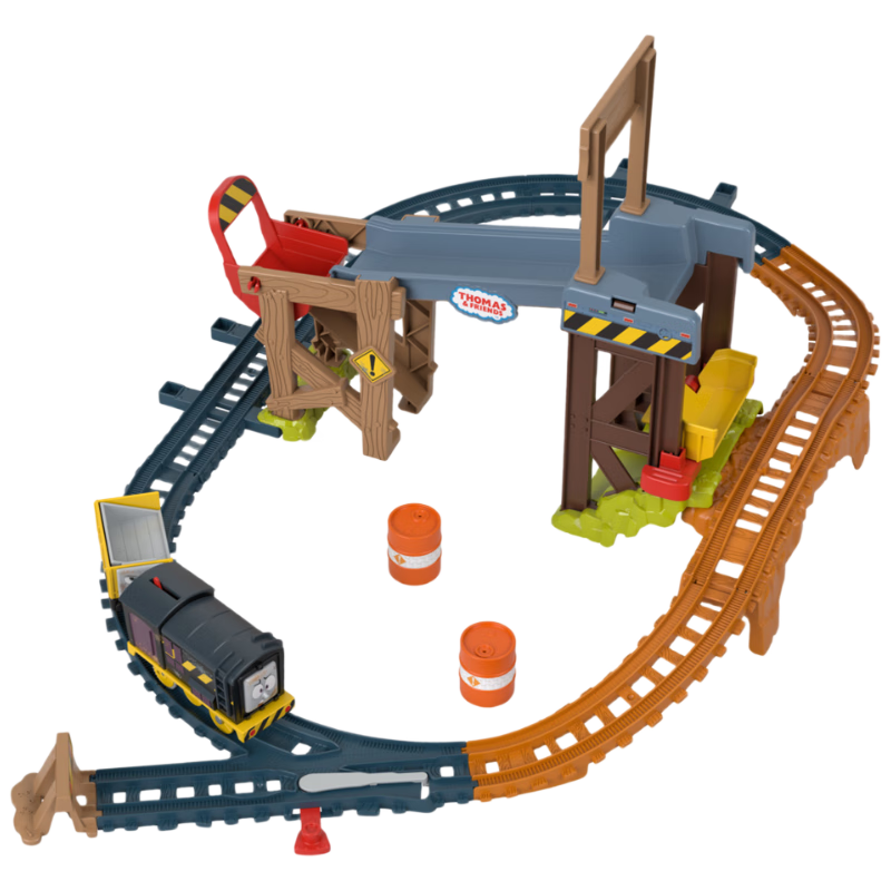 托馬斯&朋友	（THOMAS&FRIENDS）生日禮物火車(chē)軌道男孩玩具-托馬斯和朋友之狄塞爾運(yùn)輸套裝JBW20