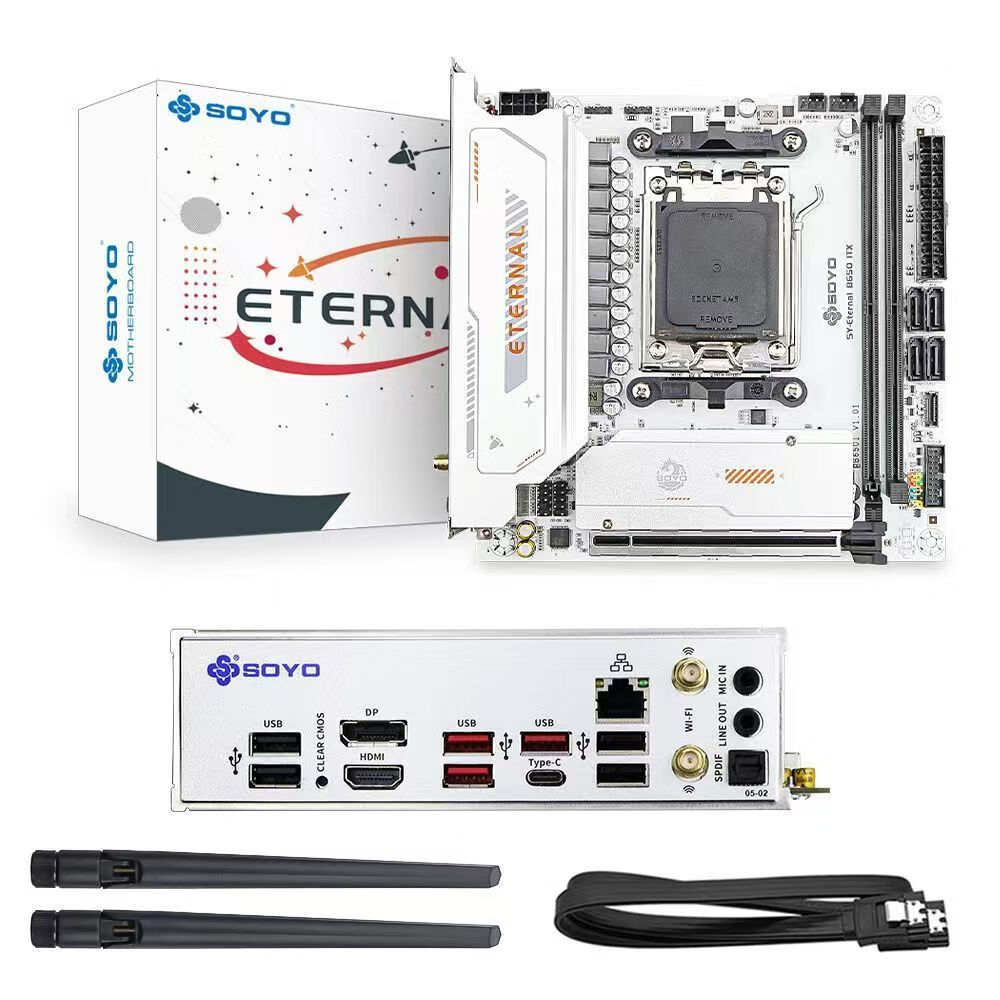 梅捷 B650 ITX WIFI6 DDR5 图 5