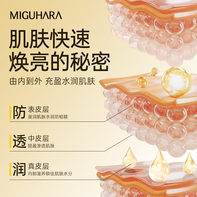 MIGUHARA咪咕哈啦爽肤水湿敷发光水教师节礼物喷雾瓶美白去黄提亮补水保湿 【老客】爽肤水+喷瓶50ml+湿敷棉