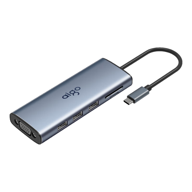 ڲߣaigoType-CչUSB3.0ǧHDMI/VGAתSD/TFUSBչPD100WT09-R()99.9Ԫ