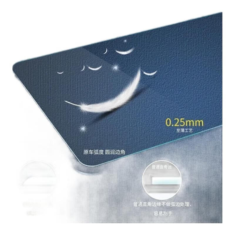 路透仕（LUTOUSHI）25款广汽埃安昊铂HL中控屏幕钢化膜导航贴膜汽车内饰用品改装配件 昊铂HL【导航+仪表+后排电视+后扶手2片】钢化膜 磨砂【防反光】