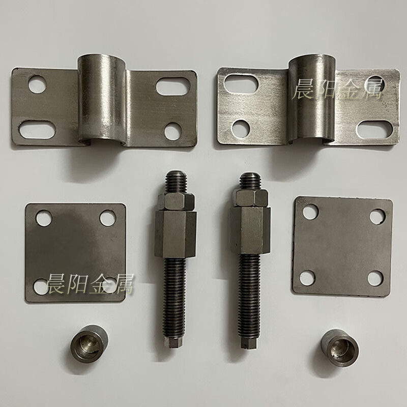 仁聚益定制适用不锈钢旋转门轴天地轴铝合金庭院门别墅门重型轴承固定