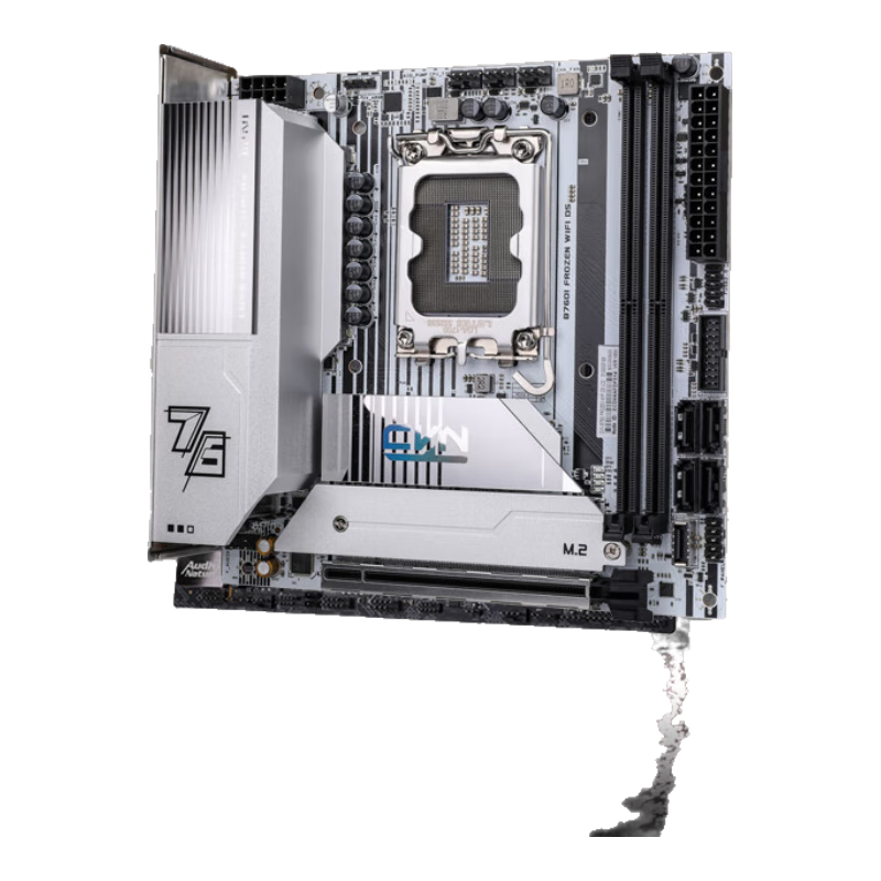 七彩虹(Colorful)CVN B760I FROZEN WIFI D5 V20 DDR5主板 支持CPU 13600KF/14600KF(Intel B760/LGA 1700)