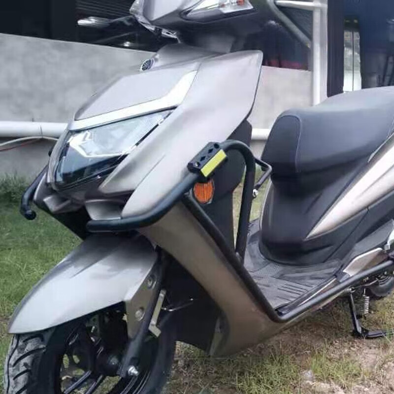 oujing适用于雅马哈赛鹰gt125保险杠改装jym125t-2前护杠防摔杠踏板尾