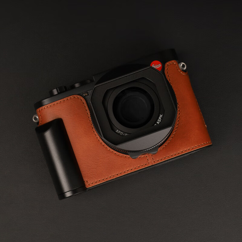 Gari Gari适用徕卡Leica Q3相机包真皮保护套皮套莱卡Q3 43手柄包半套底座 棕色手柄包