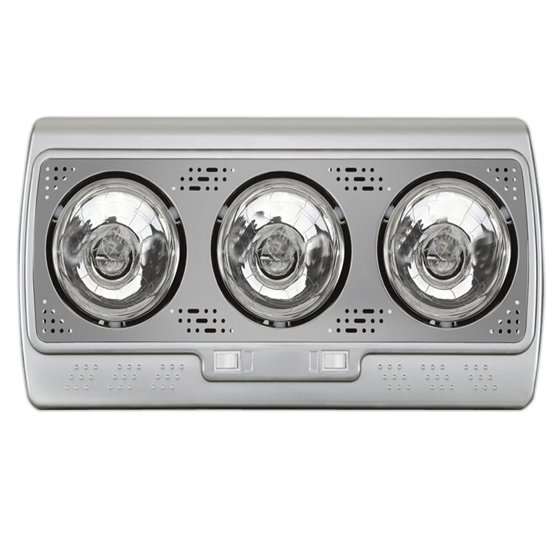 郦狼三灯挂壁式浴霸三灯暖浴室卫生间浴室挂墙式三头浴 0.