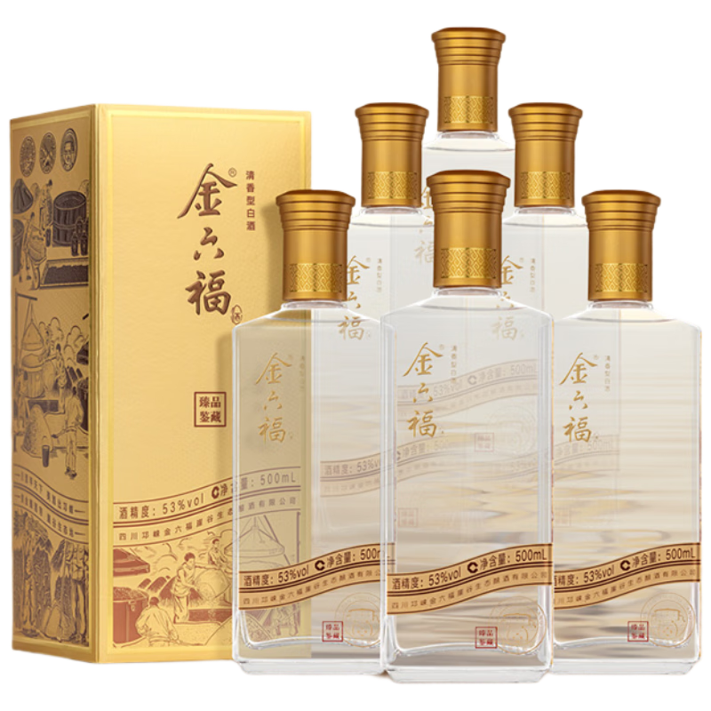 jinliufu/������ ��Ʒ���� 53�� ������ 6ƿ 500ml 191Ԫ