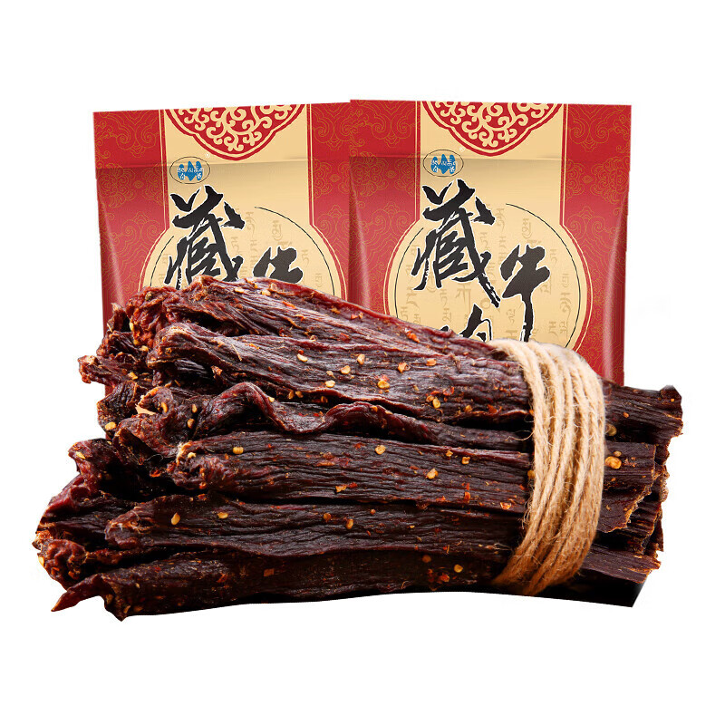 奇圣风干牛肉干超干麻辣手撕小零食 【 300g 麻辣】
