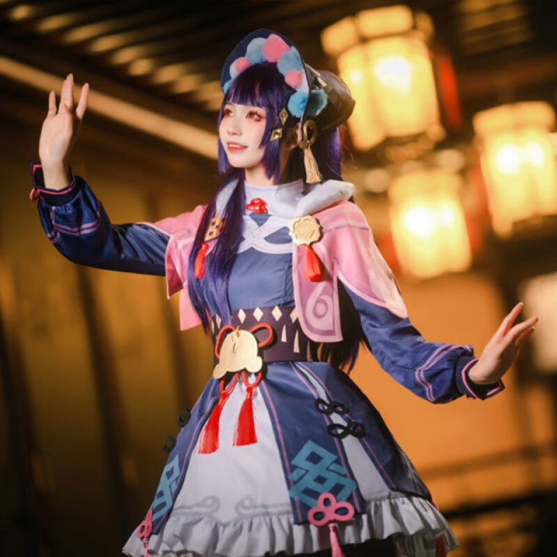 神兽王国云堇cos服全套 红毹婵娟云瑾cosplay二次元动漫卡通周边角色