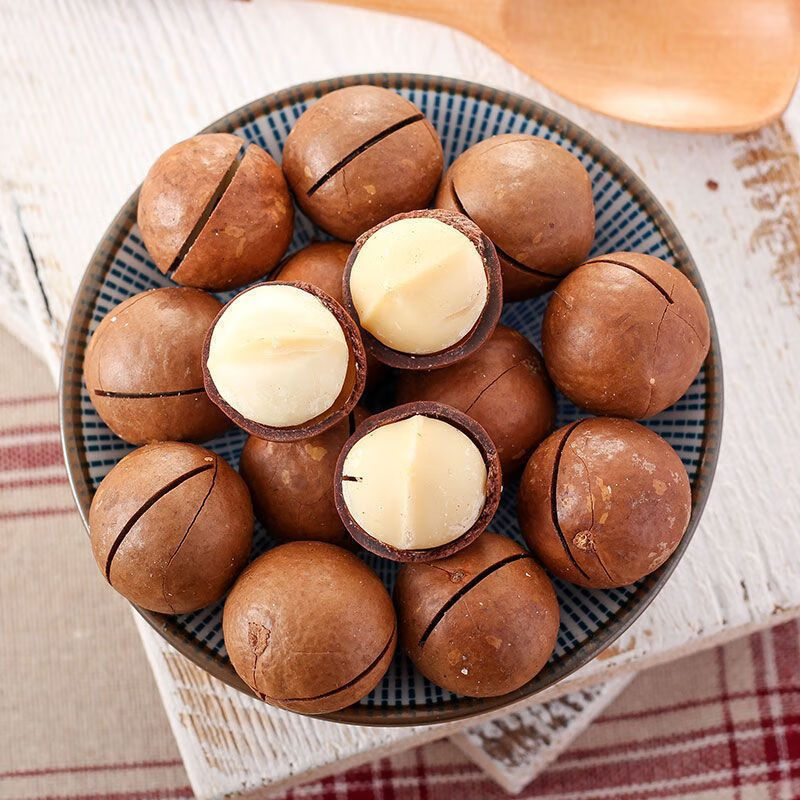 憨豆熊【夏威夷果】奶油味499g袋装大颗粒新货奶香干果坚果零食 499g