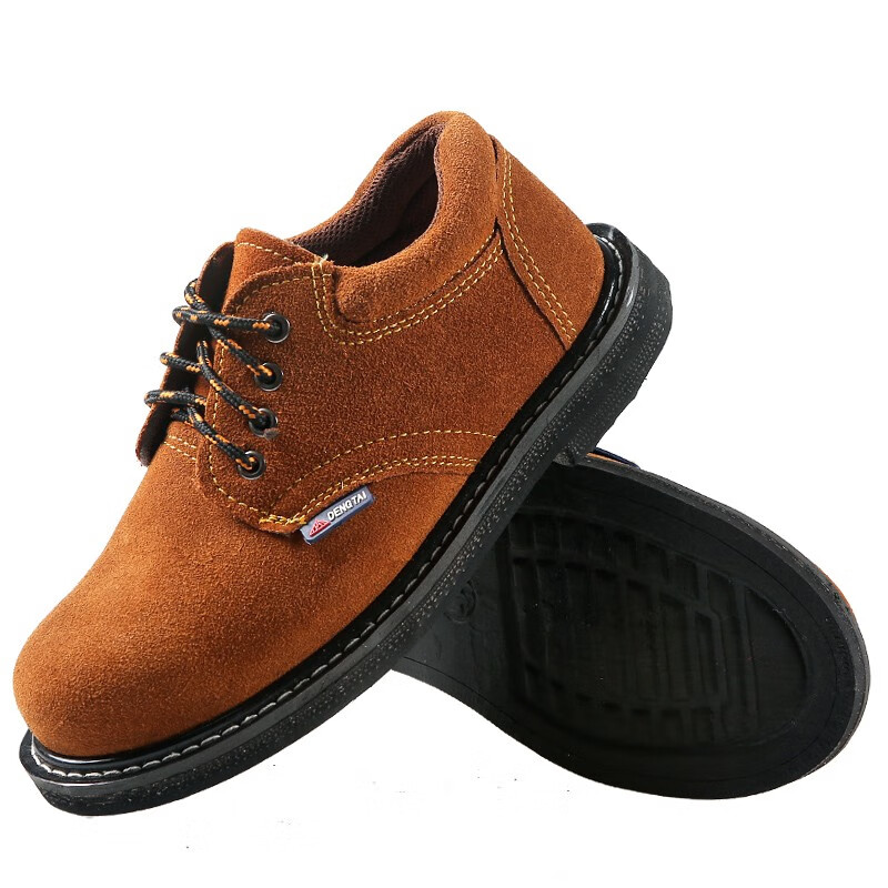 carlos kayla耐磨轮胎底劳保鞋男钢头防砸电焊工作鞋防刺穿钢包头老宝