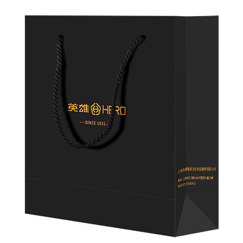 英雄（HERO）配件礼品手提袋 时尚商务办公礼品袋 大号
