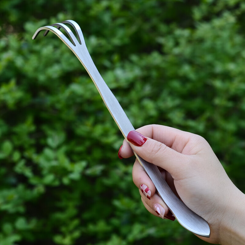 压土刀摘芽造型做盆景制作的工具松土熊手盆景工具 盆景松土压土耙