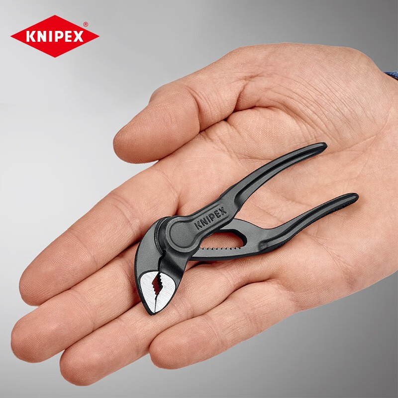 凱尼派克KNIPEX德國進(jìn)口迷你水泵鉗多功能可調(diào)節(jié)萬能夾持扳手4寸 迷你水泵鉗8700100(100MM長度)
