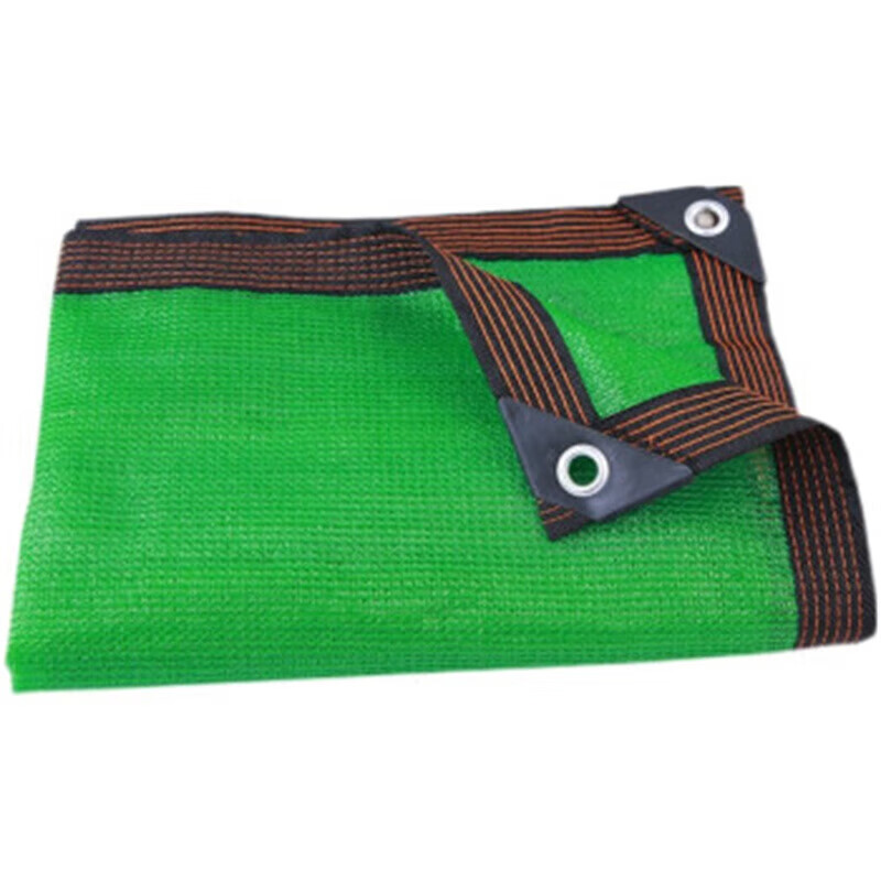 绿色遮阳网加密加厚太阳网隔热车辆防晒遮光遮阴阳台屋楼顶庭院 2米宽×12米长 加密加厚100针