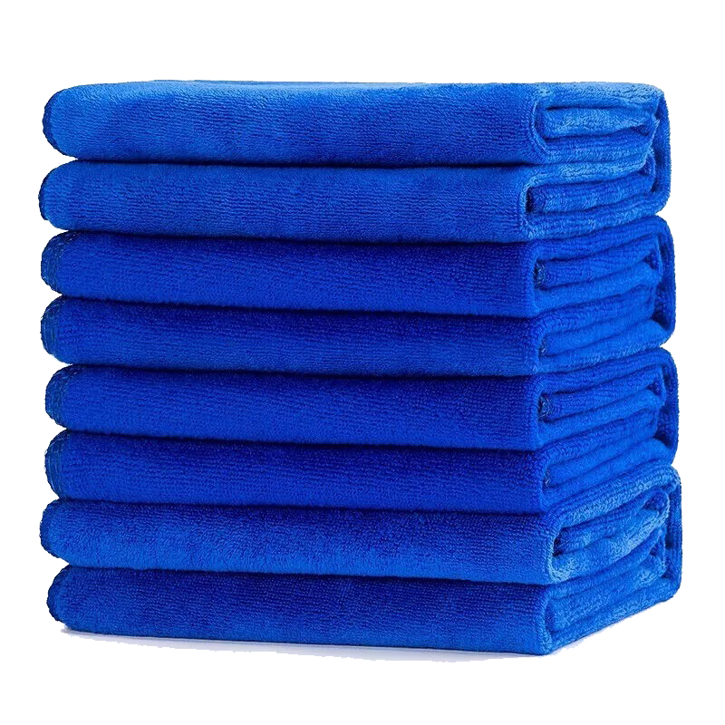 雅高抹布涤棉百洁布30*40CM5条装加厚加大商用物业洗车抹布 吸水家务
